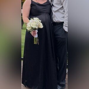 Revelry Maternity Skye Black Dress